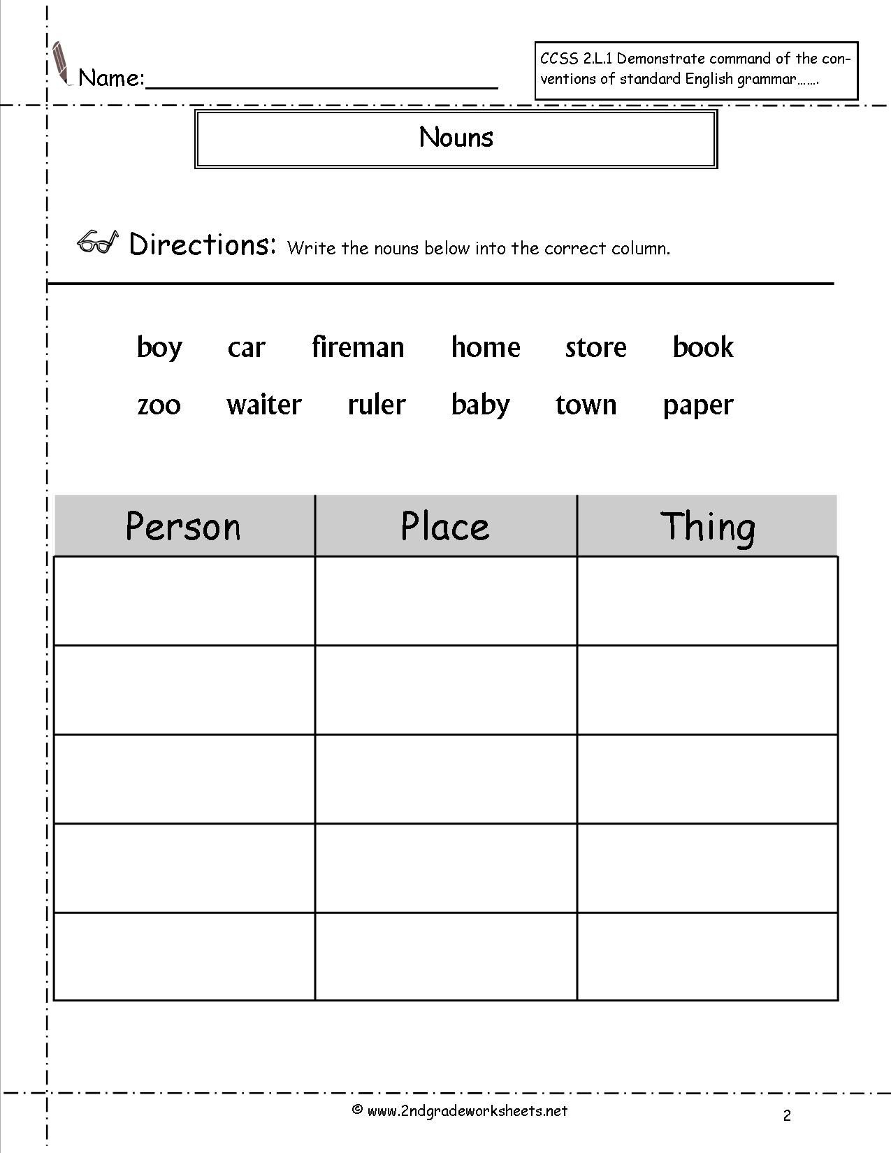 Possessive Noun Worksheets - Super Teacher Worksheets, Use Printable | Teacher Printable Worksheets