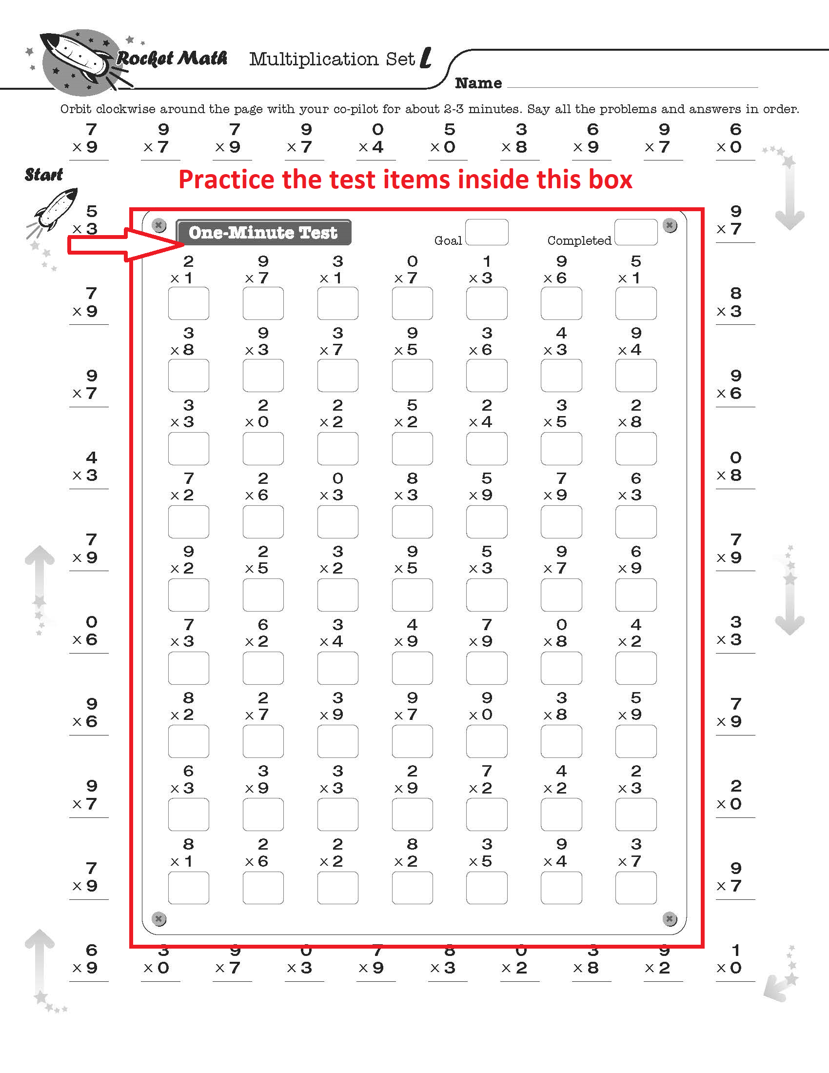 Practice Archives - Rocket Math | Rocket Math Addition Printable Worksheets