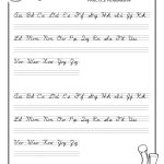 Practice Penmanship – Free Abc's Printable Cursive Writing Worksheet | Free Printable Cursive Writing Worksheets For 4Th Grade