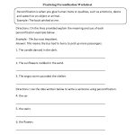 Practicing Personification Worksheet | Jash Study | Figurative | Printable Personification Worksheets