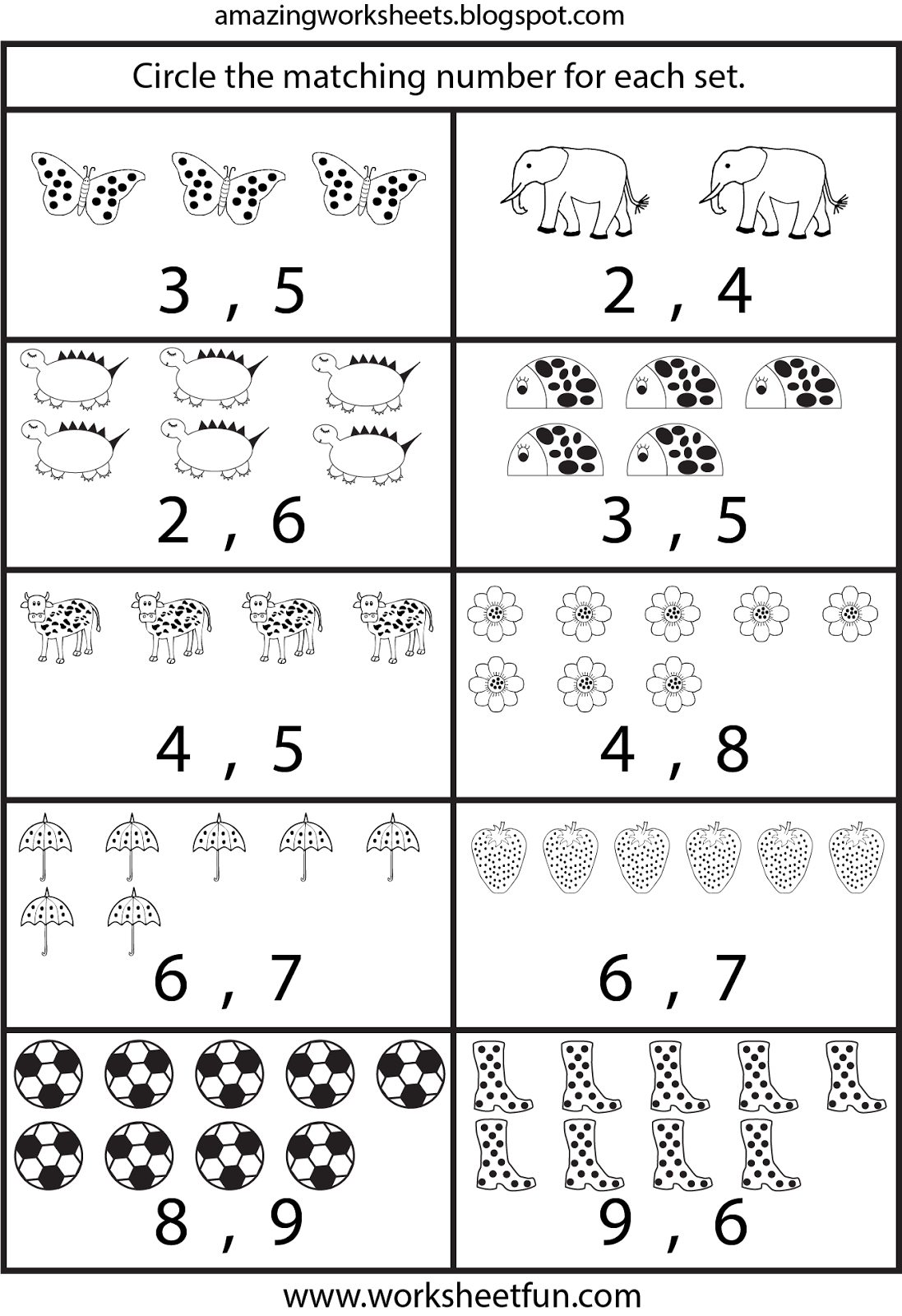 Pre K Learning Worksheets – With Printing Sheets For Kindergarten | Counting Printable Worksheets For Kindergarten