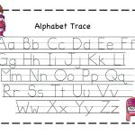 Pre K Letter Tracing Worksheets A With Pre Kindergarten Alphabet | Free Printable Alphabet Tracing Worksheets For Kindergarten