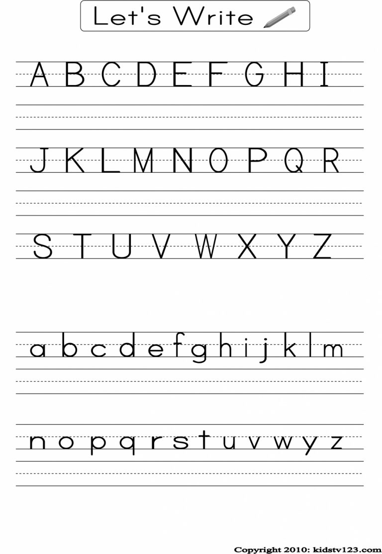 Pre K Writing Worksheets – With Free Printables Also Printable ...