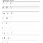 Preschool Handwriting Worksheets – With Printable Kindergarten | Printable Handwriting Worksheets For Kindergarten