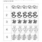 Preschool Number Worksheets – With Numbers For Kindergarten Also | Free Preschool Counting Worksheets Printable