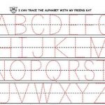 Preschool Printing Worksheets – With Alphabet Also Handwriting | Handwriting Names Printable Worksheets