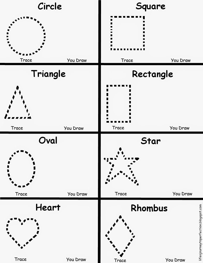 Preschool Shapes Worksheet | Lifes Journey To Perfection | Preschool | Printable Preschool Worksheets Shapes