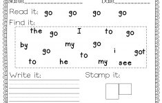 Free Printable Handwriting Worksheets For Preschool