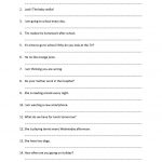Present Simple/continuous Error Correction With Answers | Teaching | Free Printable Sentence Correction Worksheets