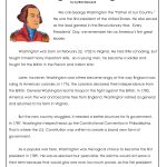 President's Day Coloring Worksheet | George Washington Worksheets | Free Printable President Worksheets