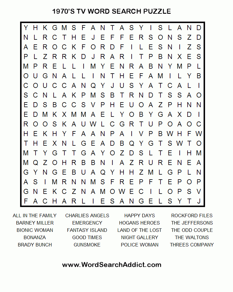 Hard Printable Word Searches Printable Blank World