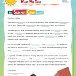 Print This Fun, Summer Themed Worksheet To Reinforce Parts Of Speech | Houghton Mifflin Printable Worksheets