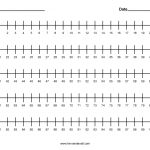 Printable 1 100 Number Line For Kids And Students | Free Printable Number Line Worksheets