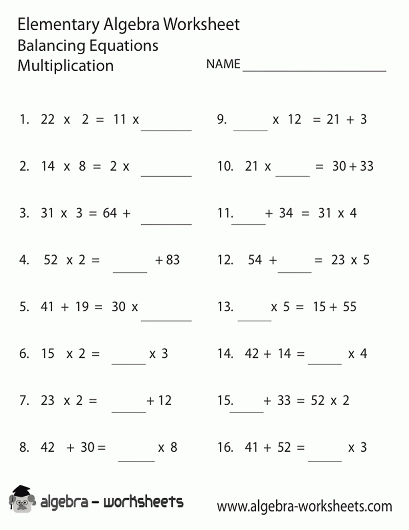 Printable Algebra Worksheets Hd Wallpapers Download Free Printable | Printable Equation Worksheets