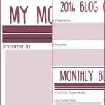 Printable Blog Goal Worksheets | Blog Worksheet Printable