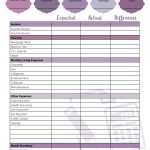 Printable Budget Worksheet   Little Us | Printable Budget Worksheet