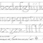 Printable Calligraphy Practice Worksheets | Bill's Space | Printable Calligraphy Practice Worksheets