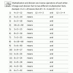 Printable Division Worksheets 3Rd Grade | Printable Multiplication And Division Worksheets
