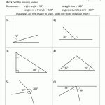Printable Geometry Worksheets Find The Missing Angle 1.gif 790×1,022 | Free Printable Geometry Worksheets For Middle School