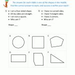 Printable Geometry Worksheets   Riddles | Free Printable Geometry Worksheets