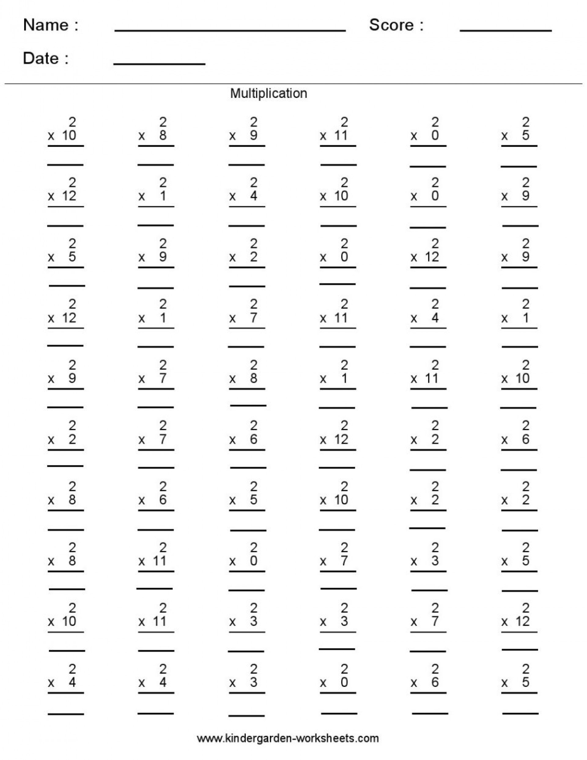 Printable Math Worksheets 3Rd Grade Multiplication Printable Worksheets