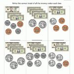 Printable Money Worksheets To $10 | Printable Money Math Worksheets