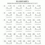 Printable Multiplication Sheet 5Th Grade | 5Th Grade Printable Worksheets