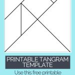 Printable Tangrams   An Easy Diy Tangram Template | Art For | Tangram Worksheet Printable Free