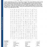 Printable Worksheets | Free Printable Health Worksheets For Middle School