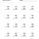 Printables Math Printable Worksheets 3Rd Grade Lemonlilyfestival For | 3Rd Grade Math Subtraction Printable Worksheets