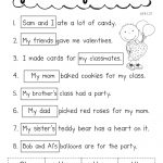 Pronoun Valentine.pdf | School   Ela | Pronoun Worksheets, Classroom | Free Printable Pronoun Worksheets For 2Nd Grade