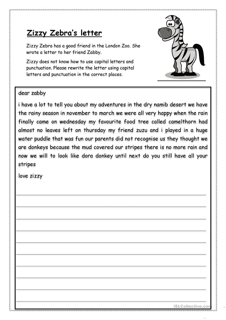 Capital Letters Printable Worksheets Printable Worksheets