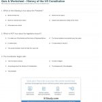 Quiz & Worksheet   History Of The Us Constitution | Study | Free Printable Us Constitution Worksheets