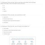 Quiz & Worksheet   Romeo And Juliet Themes | Study | Romeo And Juliet Free Printable Worksheets