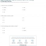 Quiz & Worksheet   Spanish Numbers Up To 100: Reading & Hearing | Printable Spanish Worksheets Answers