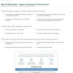 Quiz & Worksheet   Types & Purpose Of Government | Study | Types Of Government Worksheets Printable