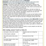 Ramadan Worksheet   Free Esl Printable Worksheets Madeteachers | Ramadan Worksheets Printables