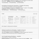 Reading Comprehension Worksheets For 1St Grade   Cramerforcongress | Free Printable Comprehension Worksheets For 5Th Grade