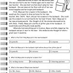 Reading Literature Comprehension Worksheets From The Teacher's Guide | Printable Literature Worksheets