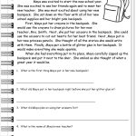 Reading Worksheeets | Printable Literature Worksheets