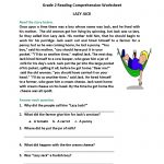 Reading Worksheets | Second Grade Reading Worksheets | Second Grade Reading Comprehension Printable Worksheets