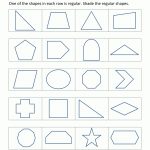 Regular Shapes | Polygon Shapes Printable Worksheets