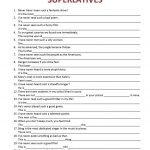 Rephrasing 1 Comparatives And Superlatives | School | English | Comparative Worksheets Printable