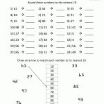 Rounding Worksheets To The Nearest 10 | Rounding To The Nearest Ten Worksheet Printable