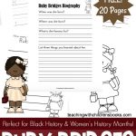 Ruby Bridges Activities And Printables For Black History Month | Ruby Bridges Printable Worksheets