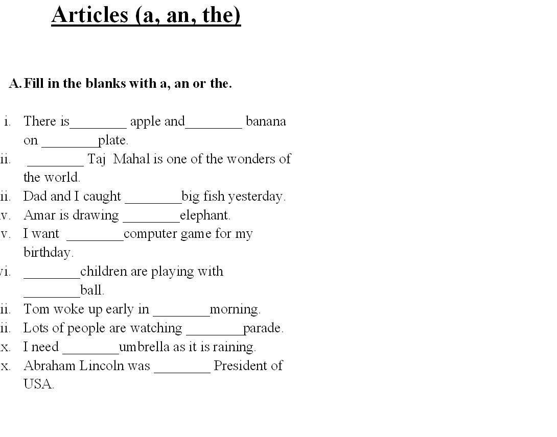 Free Printable Third Grade Grammar Worksheets Printable Worksheets