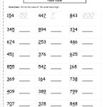 Second Grade Place Value Worksheets   Free Printable Place Value | Free Printable Place Value Worksheets