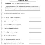Second Grade Possessive Nouns Worksheets | Possessive Pronouns Printable Worksheets