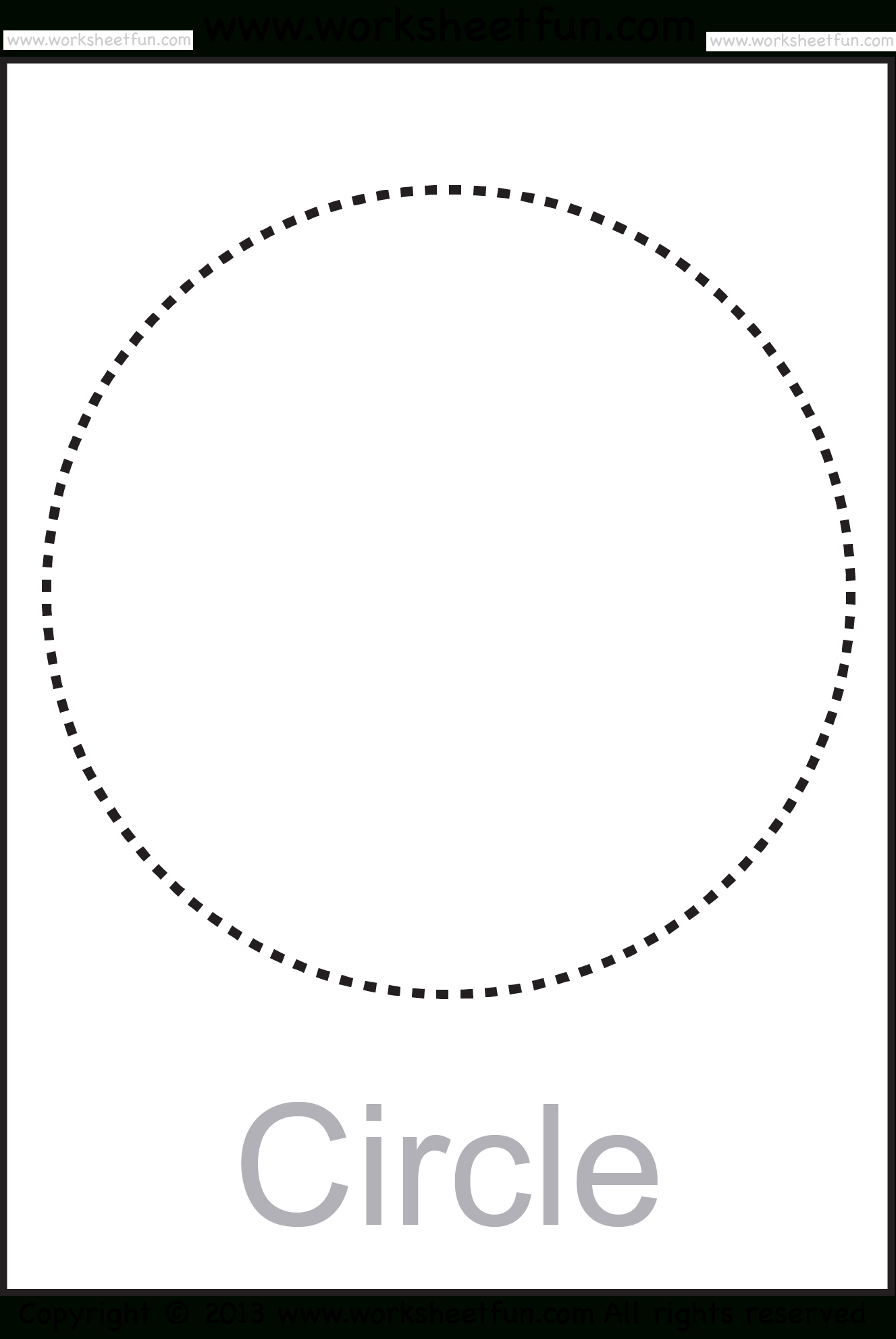Tracing Circles Worksheets To Build A Solid Writing Skills Circle