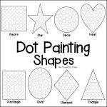 Shapes Dot Painting {Free Printable}   The Resourceful Mama   Free | Free Printable Fine Motor Skills Worksheets